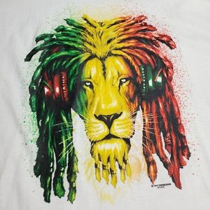New t shirt lion Bob Marly music unisex 4XL